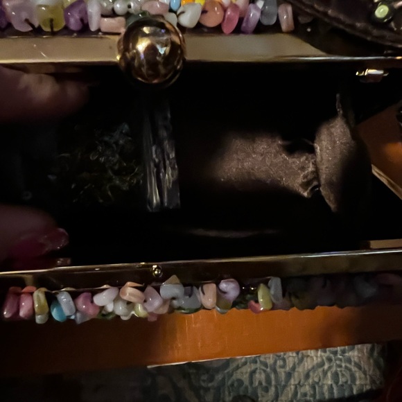 Small beaded satchel/clutch purse NWOT - Picture 8 of 8